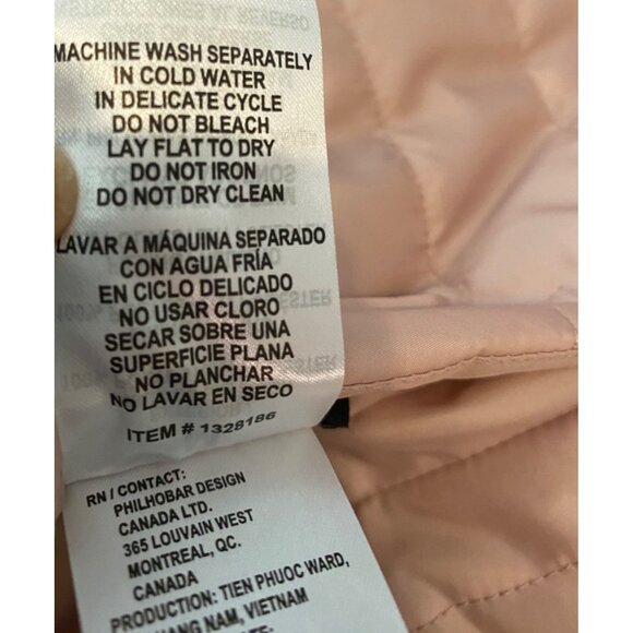 Nicole Miller Pink Vest Reversible Quilted & Faux Fur Medium - Picture 6 of 11